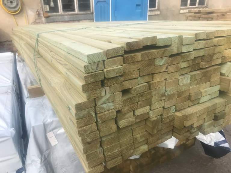 2x1Treated Landscape Batten 3.6m £3.80 each