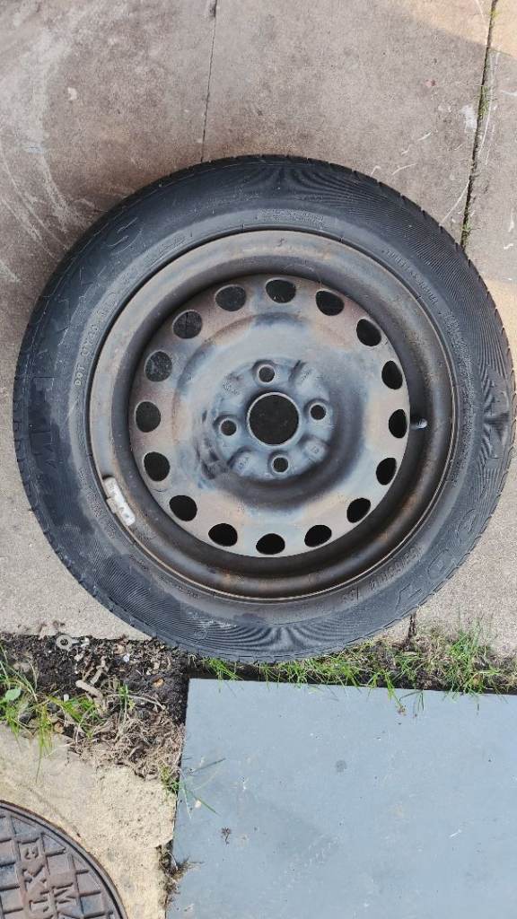 Spare car wheel