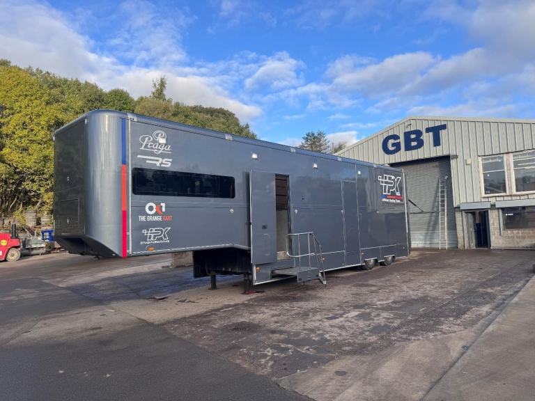 Race Car trailer two car transporter trailer