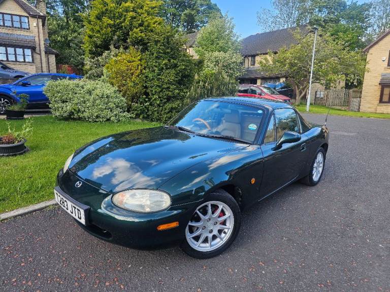 ★MAZDA MX-5 1.8 "SE" (1 OF 500) RARE GREEN MX5, HARDTOP+TAN SOFTOP+TAN INTERIOR! STUNNING EXAMPLE 