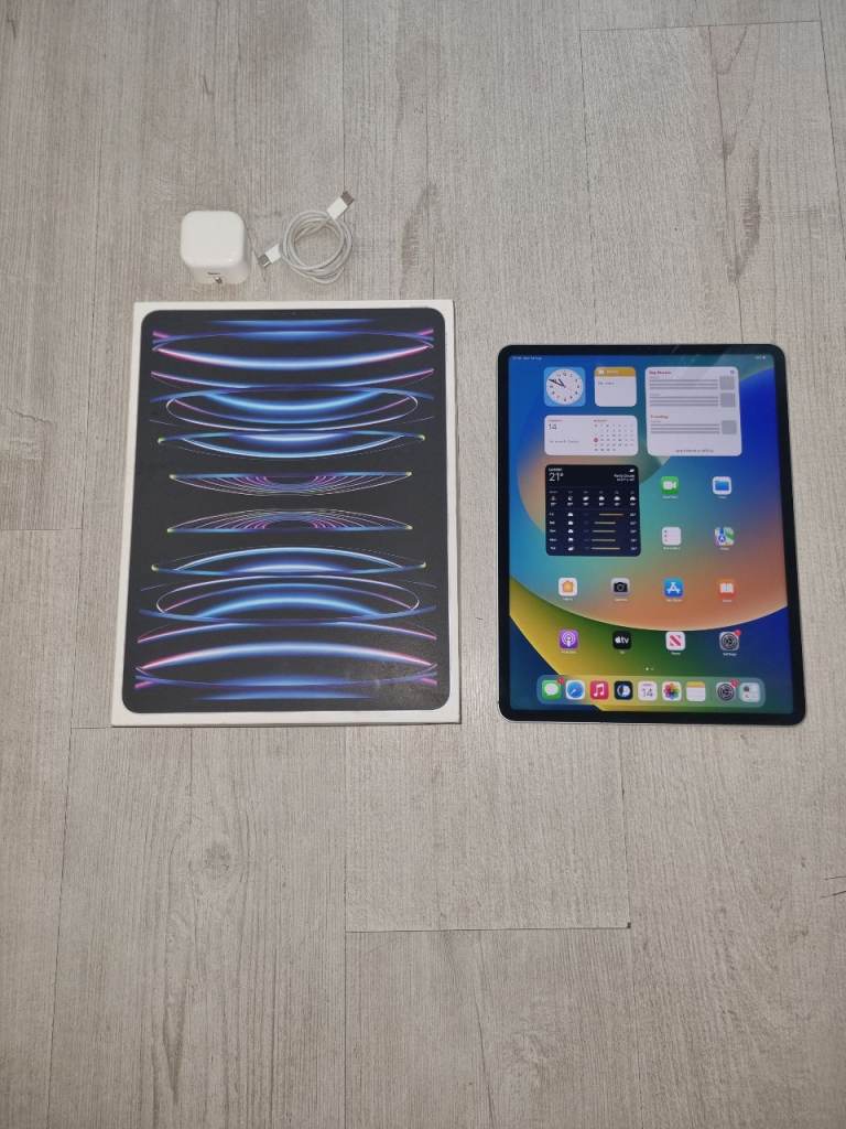 Ipad Pro 12.9 6TH Gen 5G Cellular Wifi 2023 M2 128GB 6 Generation Silver