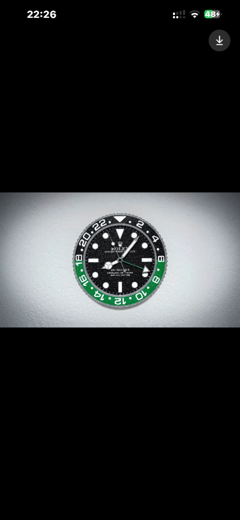 Rolex GMT-Master Wall Clock assorted colours 