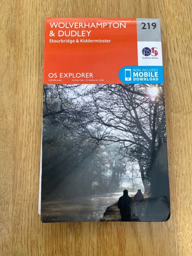 OS Explorer Map 219 Wolverhampton & Dudley – As Good As New