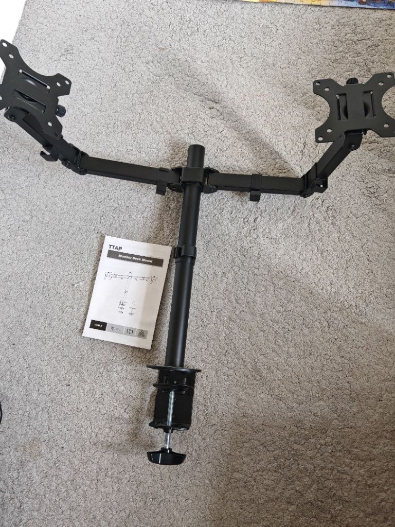 Full Motion Monitor Screen Mount, Twin Mount -  TTD101M-2