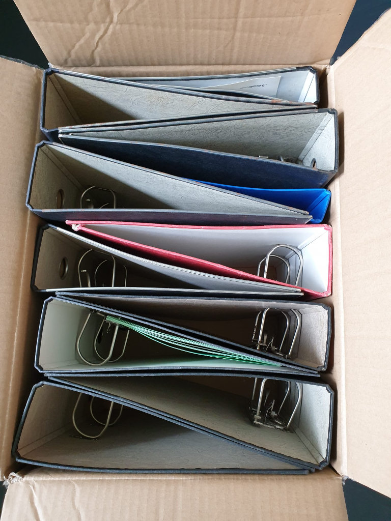 11 x A5 Lever Arch Folders