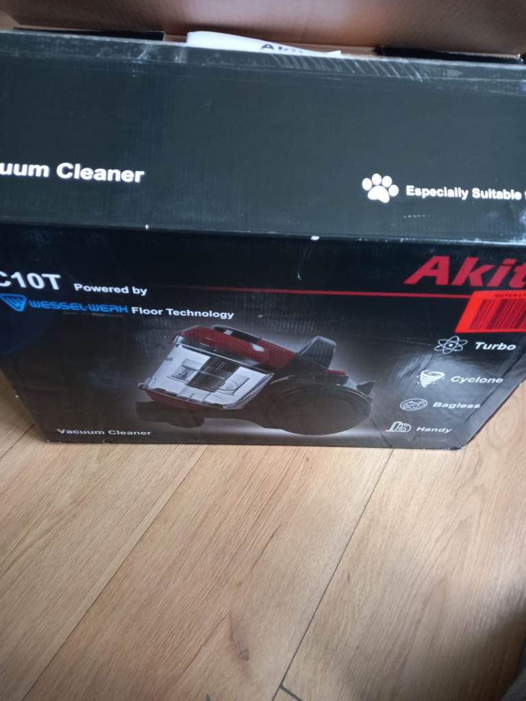 NEW Akita C10T Bagless Cyclonic Vacuum Cleaner