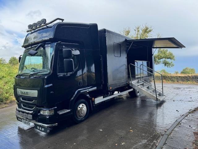 2018 68 DAF LF150 E6 Twin sleeper cab 20ft10 retail/trade/show display box 