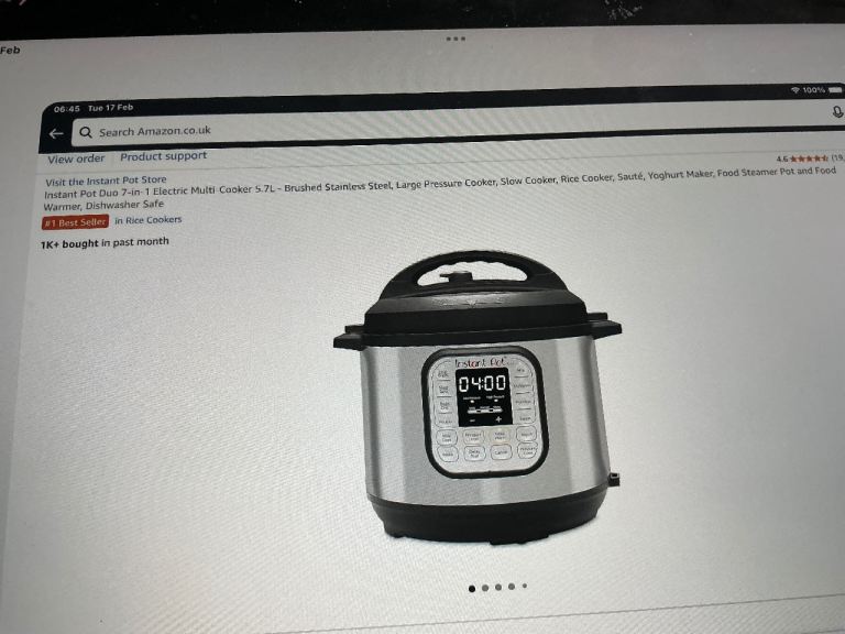 Instant Pot 5.7 litre Multi -USE PRESSURE COOKER