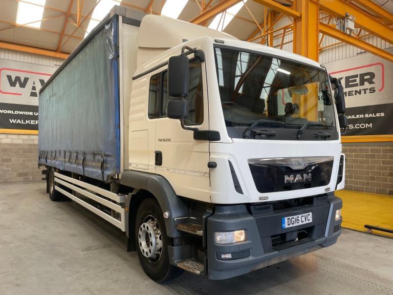 MAN TGM 18.250 *EURO 6* 4X2 CURTAINSIDER - 2016 - DG16 CVC