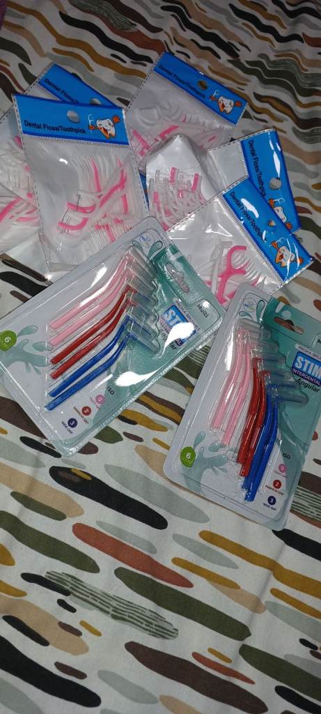 Dental floss , toothpick , interdental tooth brush