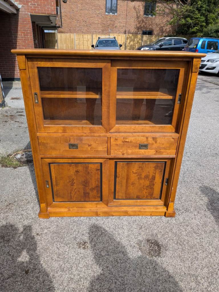 REDUCED Display cabinet cupboard with drawers