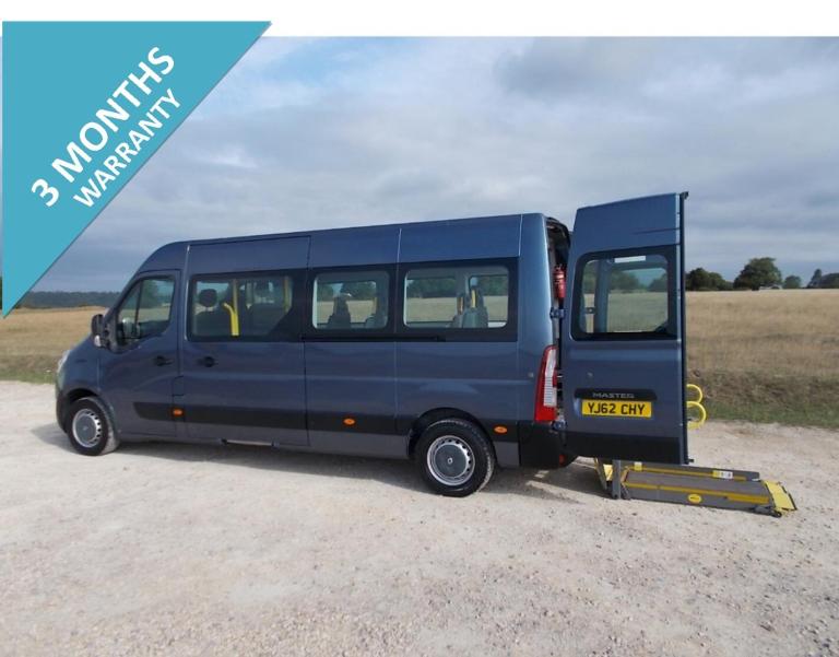 2012  RENAULT MASTER LM35 8 SEAT WHEELCHAIR ACCESSIBLE DISABLED MOBILITY MINIBUS