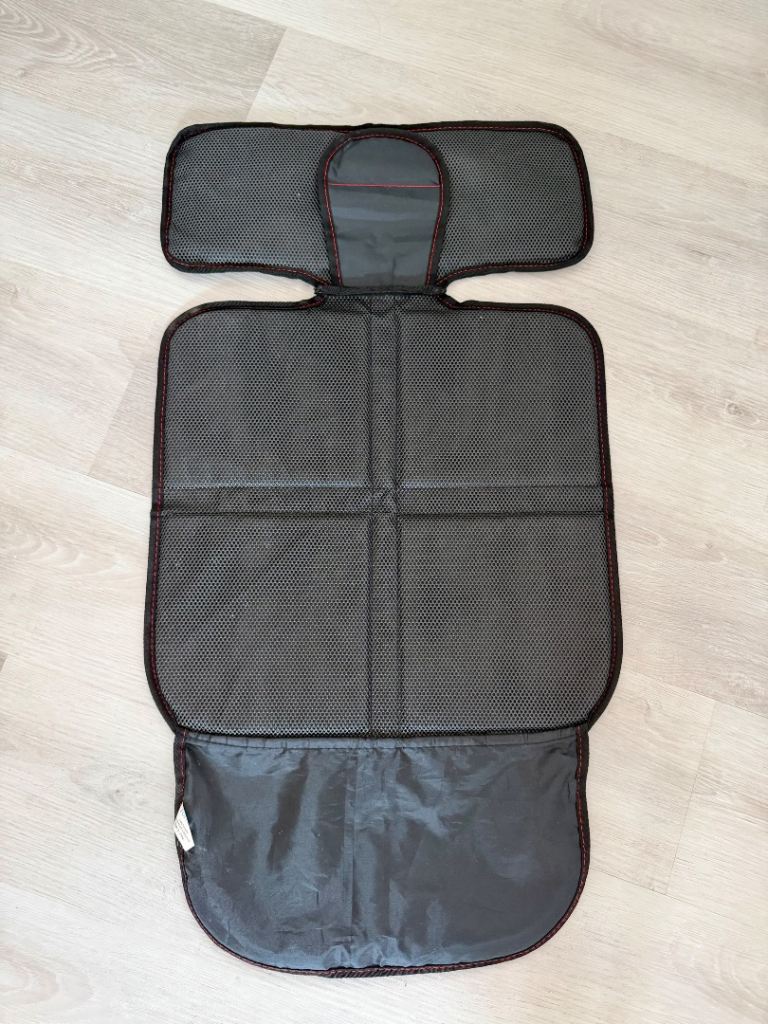 Car Seat Protector Mat - Black, As New