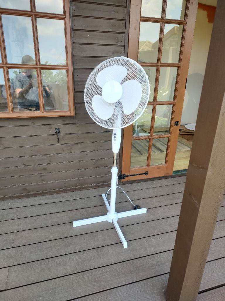 Electric pedestal fan, full working order 