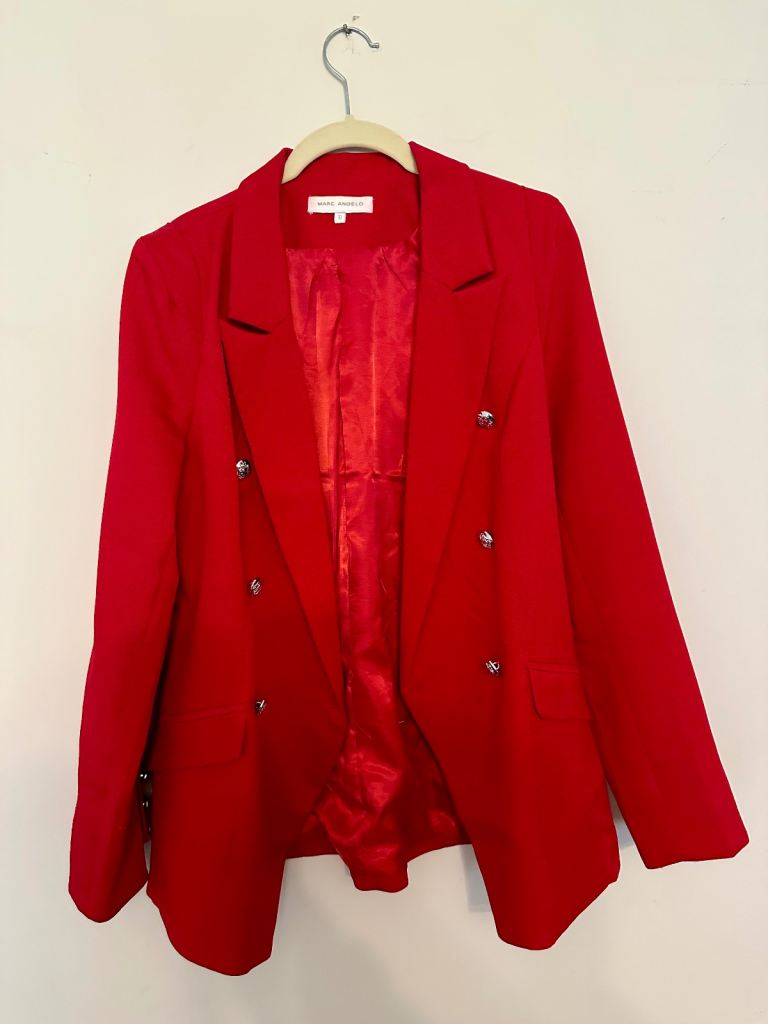 Ladies Red Blazer