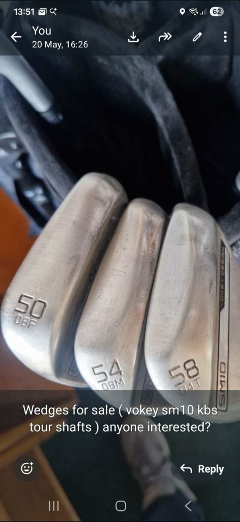 3 x vokey wedges