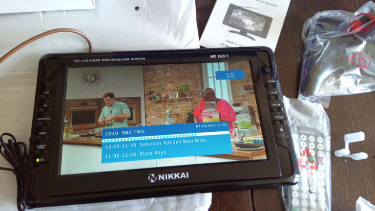 12V or 230v Caravan Motor Home Digital TV 10.2" display