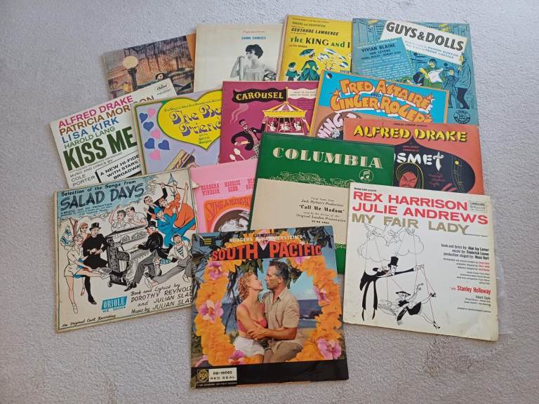 Vintage vinyl "Musical Theatre" LPs