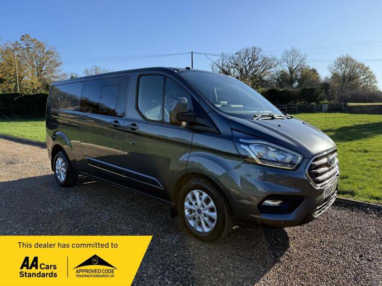 2018 Ford Transit Custom 2.0 320 EcoBlue Limited Crew Van L2 H1 Euro 6 5dr (6 Seat) PANEL VAN Die...