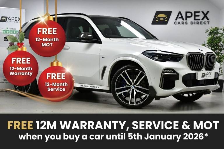 2019 BMW X5 3.0 M50d SUV 5dr Diesel Auto xDrive Euro 6 (s/s) (400 ps) ESTATE Diesel Automatic