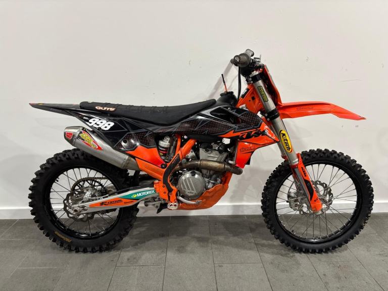 2022 KTM 350SXF, Pro Circuit Exhaust, K Tech Fork Insert, Acerbis Bash Plate