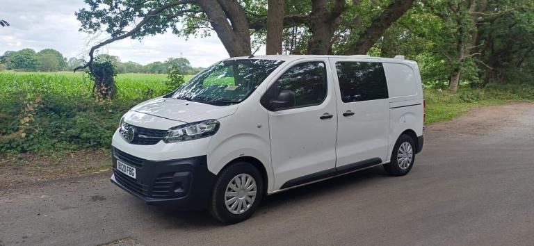 2020 Vauxhall Vivaro 3100 2.0d 120PS crew cab ex police a/c 86k 6 seats history finance availabl ...