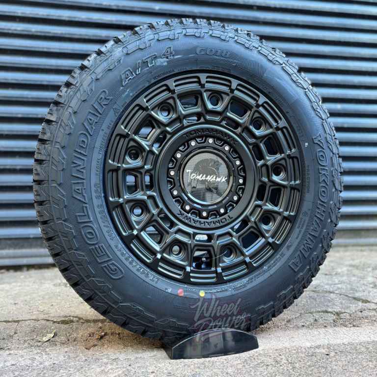17” 5x120 Yakama Load Rated Swamper Alloys Wheels Yokohama All Terrain Tyres VW Transporter