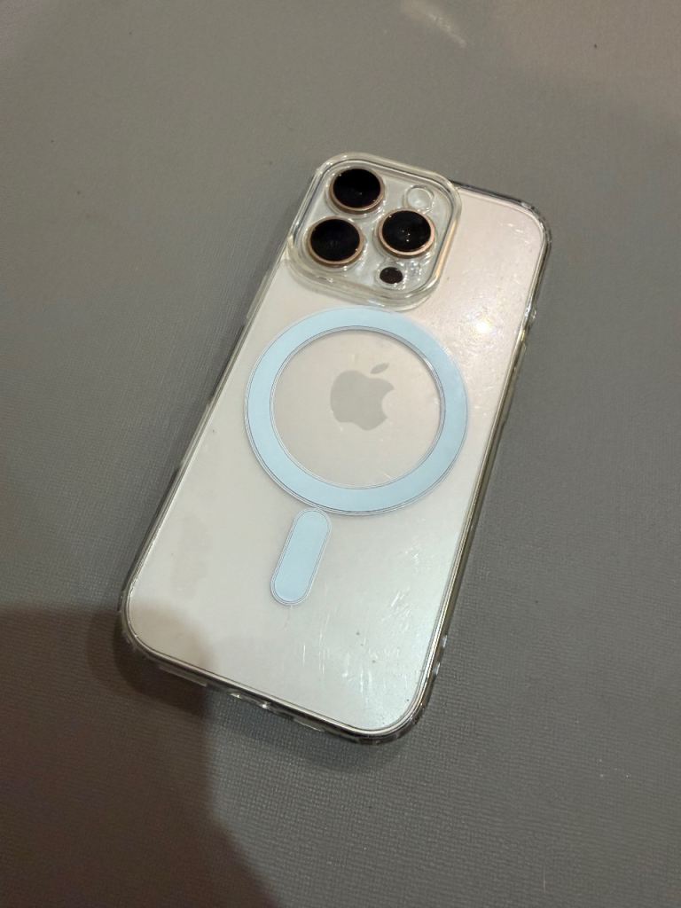 iPhone 16 Pro Gold, Unlocked with Case