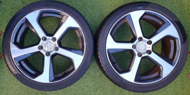 VW AUSTIN style alloys X2  18/8 in with tyres 