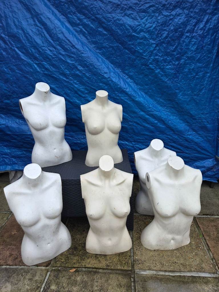 Female fibreglass mannequin torso 