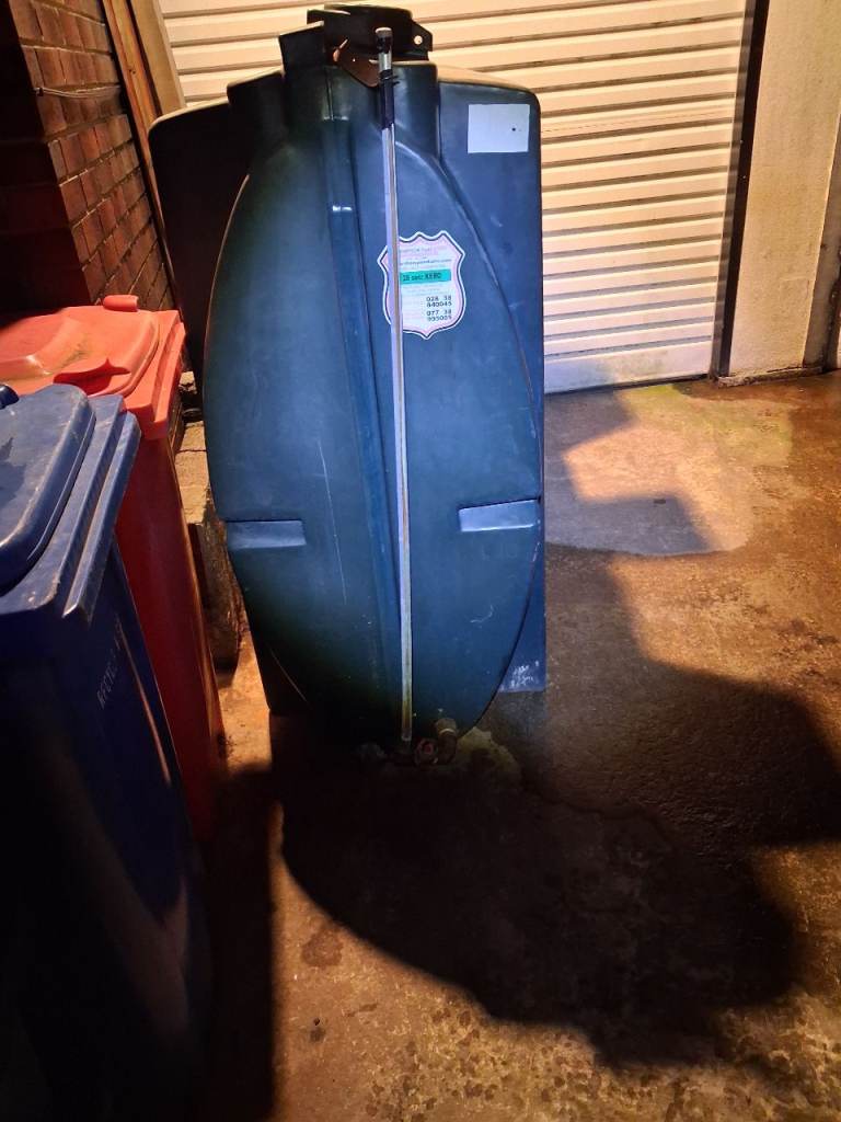 Slimline oil tank May deliver