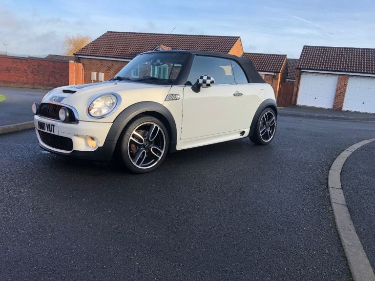 10 PLATE MINI COOPER S CONVERTIBLE ,FULLY LOADED 1.6 TURBO 184 BHP……