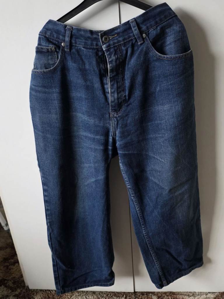 Smith & Jones Cotton Dark Blue Stonewashed Jeans 36ins Waist 24ins Inside Leg