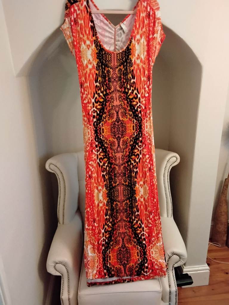 Body Flirt Boutique Maxi Dress – Multicoloured, Size L,  Condition New