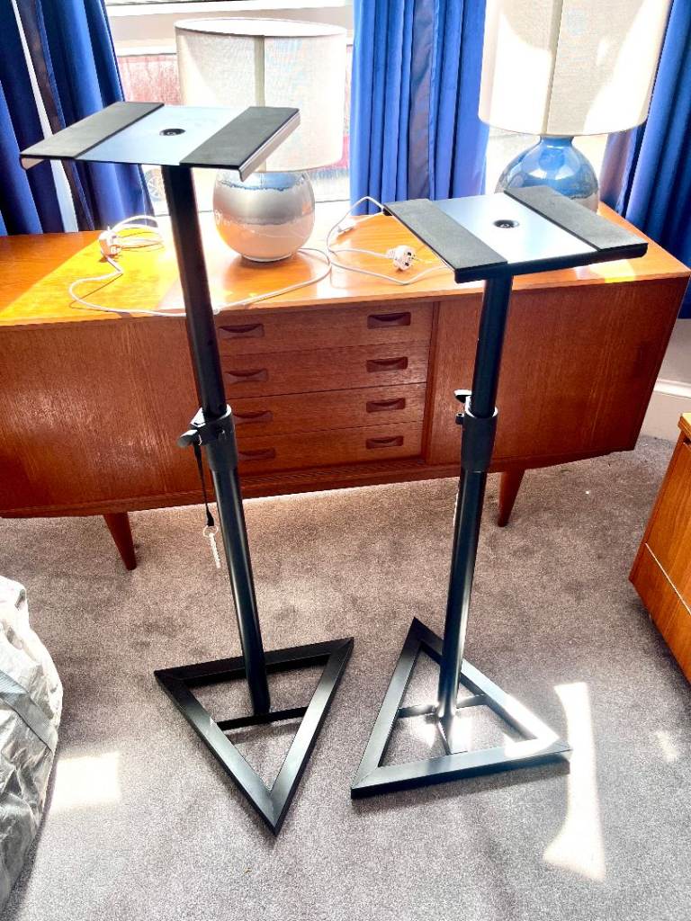 Two Nordell Premium Studio Monitor Floor Speaker Stands