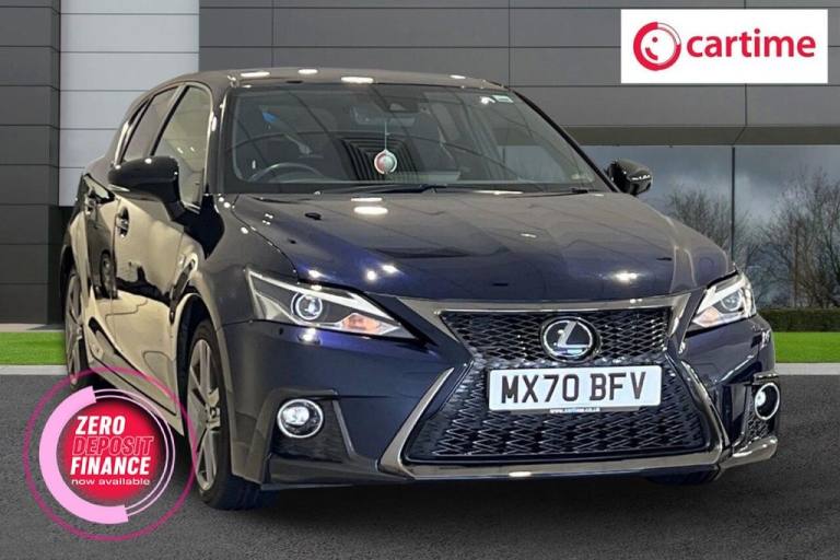 2020 70 LEXUS CT 1.8 200H F SPORT HATCHBACK 5DR PETROL HYBRID E-CVT EURO 6 (S/S)