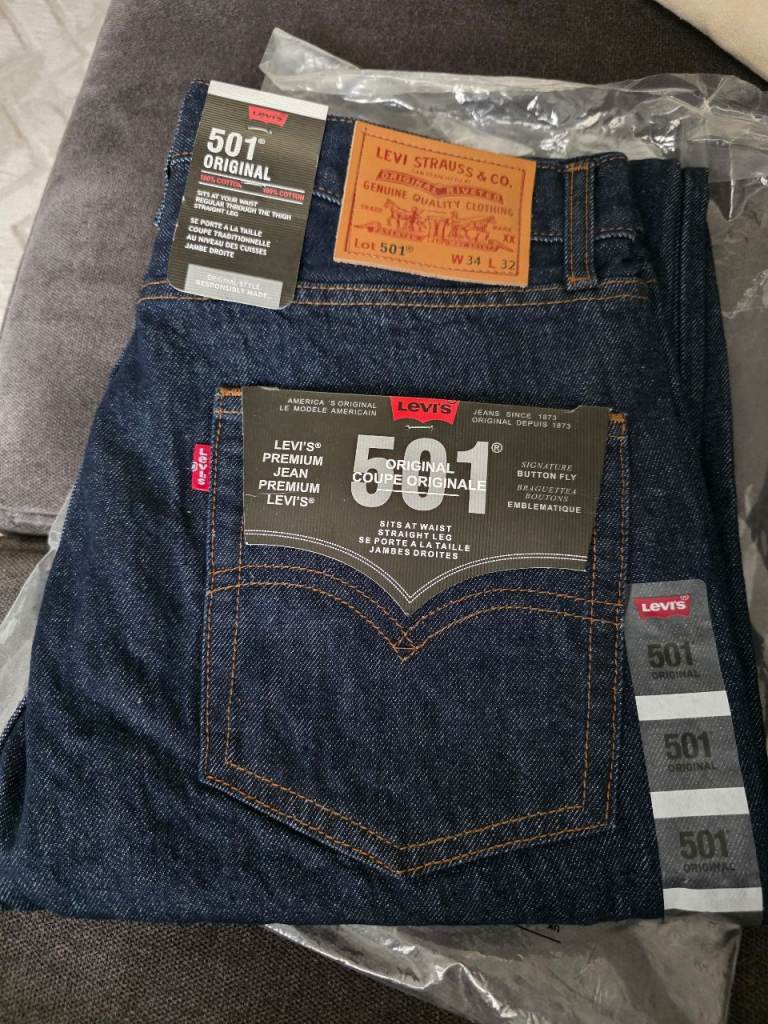 Levis 501 jeans straight W34 L32