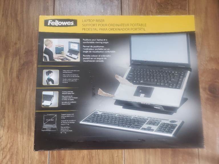 FELLOWES LAPTOP RISER (NEW)