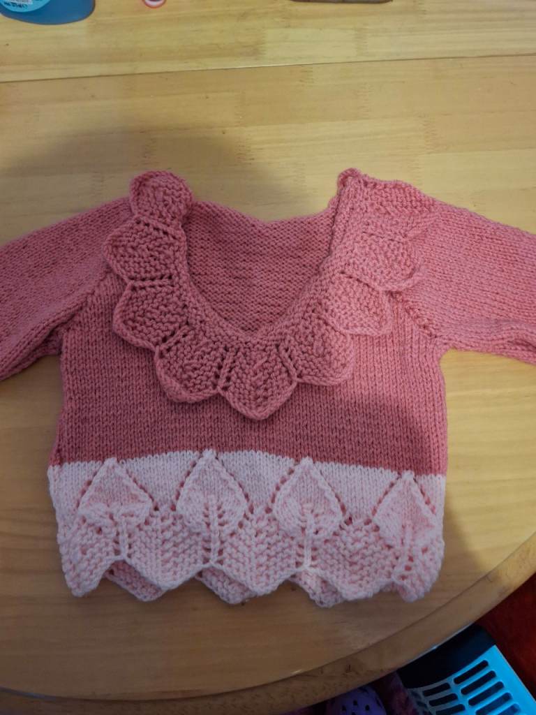 Hand knitted jumper 