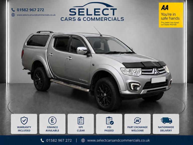 2014 Mitsubishi L200 2.5 L200 Barbarian LWB Double Cab DI-D 4x4 Auto 4WD 5dr Pickup Diesel Automatic