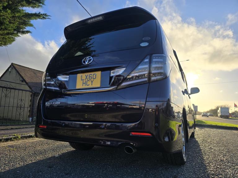 2010 Toyota Vellfire G PURPLE 2.4 PETROL 2010(60) ULEZ FREE, 7 SEATERS MPV Petrol Automatic