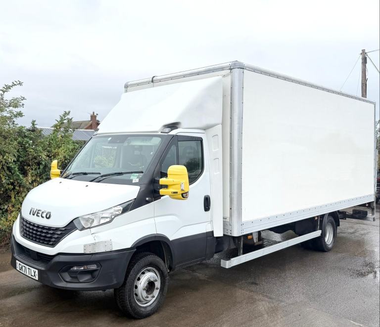2022 IVECO DAILY 72-180 GRP BOX VAN COLUMN TAIL-LIFT 7.2 TON A/C 3 SEATS EURO-6