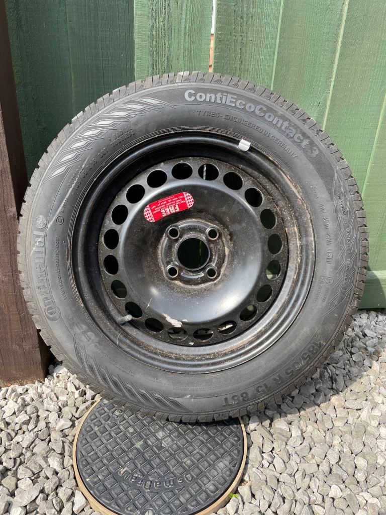 As new wheel and tyre. Spare from Corsa