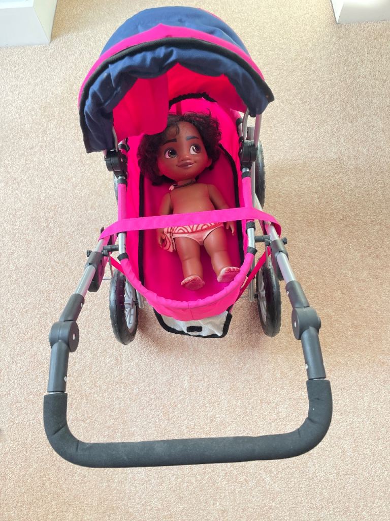 Play Pram - 4 wheels - used