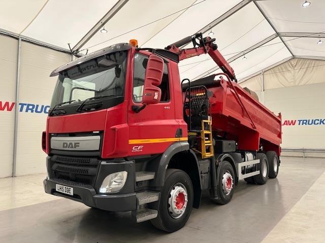 DAF CF 440 8x4 Day Cab Steel Tipper Grab