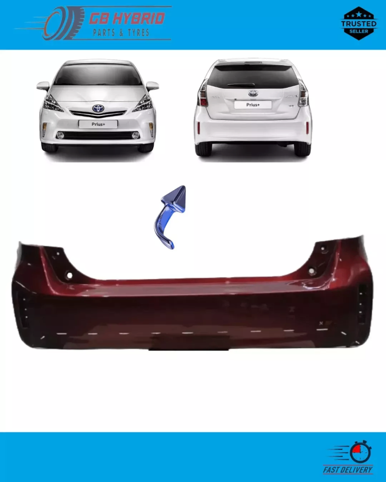 New Toyota Prius Plus 2011-2015 Rear Bumper Red (Paint 3R3)