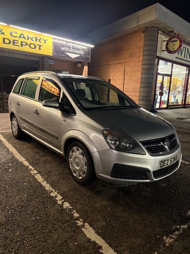 image for Vauxhall, ZAFIRA, MPV, 2006, Manual, 1598 (cc), 5 doors