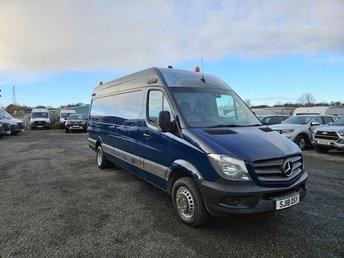2018 ON 18 PLATE MERCEDES BENZ SPRINTER 516CDI TWIN WHEEL LWB ULEZ FREE ZONE