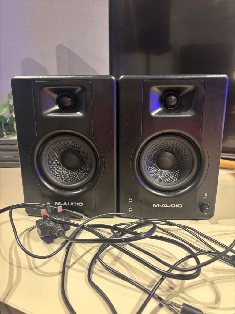 M-Audio BX4BT Bluetooth Studio Monitors x 2 