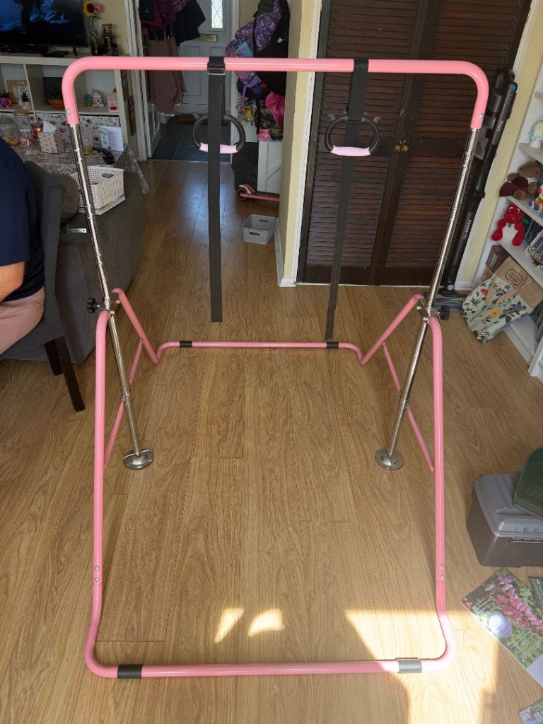 Pink gymnastic bars 